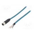 PXPTPU12FBF08XCL030PU; Plug; M12; PIN: 8; female; X code-ProfiNET; IP67; 48V; 500mA; cables; BULGIN