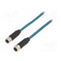PXPTPU12FBF08XFB050PU; Cable: for sensors/automation; PIN: 8; female; X code-ProfiNET; BULGIN