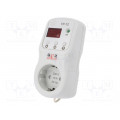 TR-12-1 SCHUCKO; Module: regulator; digital; temperature; Temp: -10÷45°C; IP30; 16A; NOVATEK ELECTRO