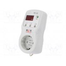 TR-12-1 SCHUCKO; Module: regulator; digital; temperature; Temp: -10÷45°C; IP30; 16A; NOVATEK ELECTRO