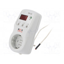 TR-12-2 SCHUCKO; Module: regulator; digital; temperature; Temp: -10÷45°C; IP30; 16A; NOVATEK ELECTRO