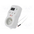 TR-12-2-PIN; Module: regulator; digital; temperature; Temp: -10÷45°C; IP30; 16A; NOVATEK ELECTRO