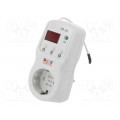 TR-12-3 SCHUCKO; Module: regulator; digital; temperature; Temp: -10÷45°C; IP30; 16A; NOVATEK ELECTRO