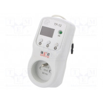TR-12-3-PIN; Module: regulator; digital; temperature; Temp: -10÷45°C; IP30; 16A; NOVATEK ELECTRO