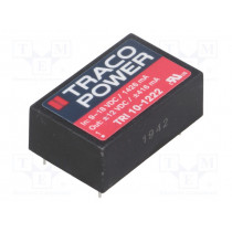 TRI 10-1222; Converter: DC/DC; 10W; Uin: 9÷18V; Uout: 12VDC; Uout2: -12VDC; DIP24; TRACO POWER