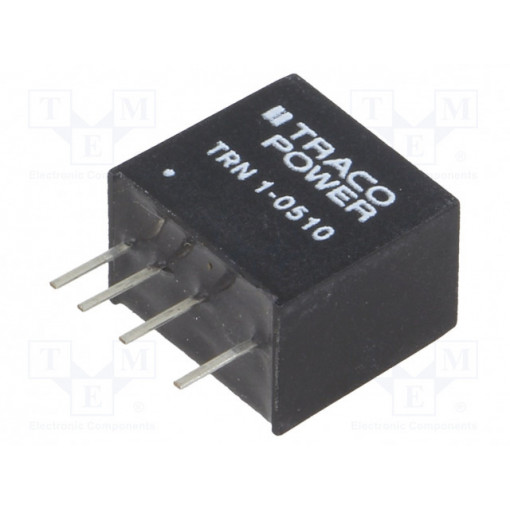 TRN 1-0510; Converter: DC/DC; 1W; Uin: 4.5÷13.2V; 3.3VDC; Iout: 300mA; SIP; 2.1g; TRACO POWER