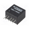 TRN 1-0523; Converter: DC/DC; 1W; Uin: 4.5÷13.2V; Uout: 15VDC; Uout2: -15VDC; TRACO POWER