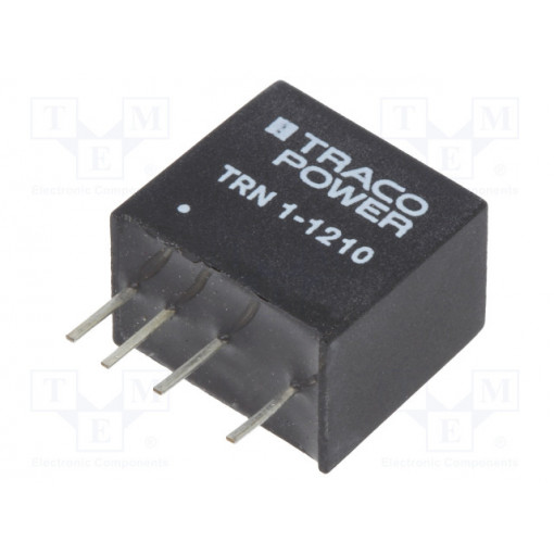 TRN 1-1210; Converter: DC/DC; 1W; Uin: 9÷18V; 3.3VDC; Iout: 300mA; SIP; 2.1g; TRACO POWER