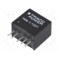 TRN 1-1221; Converter: DC/DC; 1W; Uin: 9÷18V; Uout: 5VDC; Uout2: -5VDC; SIP; 2.1g; TRACO POWER