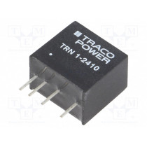 TRN 1-2410; Converter: DC/DC; 1W; Uin: 18÷36V; 3.3VDC; Iout: 300mA; SIP; 2.1g; TRACO POWER