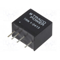 TRN 1-2413; Converter: DC/DC; 1W; Uin: 18÷36V; 15VDC; Iout: 70mA; SIP; 2.1g; OUT: 1; TRACO POWER