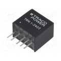 TRN 1-2422; Converter: DC/DC; 1W; Uin: 18÷36V; Uout: 12VDC; Uout2: -12VDC; SIP; TRACO POWER