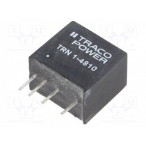 TRN 1-4810; Converter: DC/DC; 1W; Uin: 36÷75V; 3.3VDC; Iout: 300mA; SIP; 2.1g; TRACO POWER