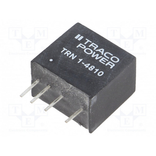 TRN 1-4810; Converter: DC/DC; 1W; Uin: 36÷75V; 3.3VDC; Iout: 300mA; SIP; 2.1g; TRACO POWER