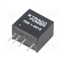 TRN 1-4813; Converter: DC/DC; 1W; Uin: 36÷75V; 15VDC; Iout: 70mA; SIP; 2.1g; OUT: 1; TRACO POWER
