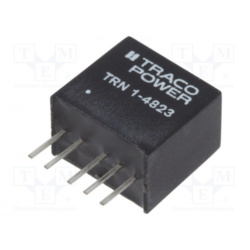 TRN 1-4823; Converter: DC/DC; 1W; Uin: 36÷75V; Uout: 15VDC; Uout2: -15VDC; SIP; TRACO POWER