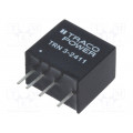 TRN 3-2411; Converter: DC/DC; 3W; Uin: 18÷36V; 5VDC; Iout: 600mA; SIP; 2.1g; OUT: 1; TRACO POWER