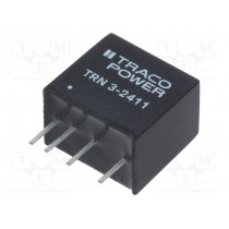 TRN 3-2411; Converter: DC/DC; 3W; Uin: 18÷36V; 5VDC; Iout: 600mA; SIP; 2.1g; OUT: 1; TRACO POWER