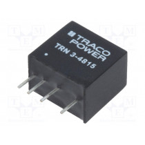 TRN 3-4815; Converter: DC/DC; 3W; Uin: 36÷75V; 24VDC; Iout: 125mA; SIP; 2.1g; TRACO POWER