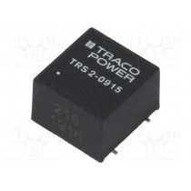 TRS 2-0915; Converter: DC/DC; 2W; Uin: 4.5÷13.2V; 24VDC; Iout: 83mA; SMD; 2.1g; TRACO POWER