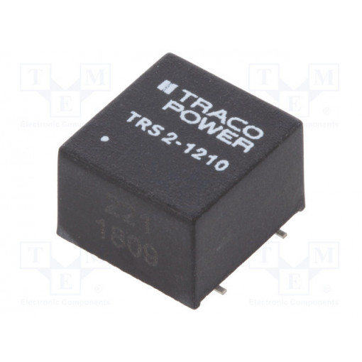 TRS 2-1210; Converter: DC/DC; 2W; Uin: 9÷18V; 3.3VDC; Iout: 500mA; SMD; 2.1g; TRACO POWER