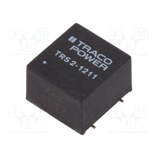 TRS 2-1211; Converter: DC/DC; 2W; Uin: 9÷18V; 5VDC; Iout: 400mA; SMD; 2.1g; 100kHz; TRACO POWER