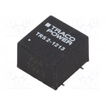TRS 2-1213; Converter: DC/DC; 2W; Uin: 9÷18V; 15VDC; Iout: 134mA; SMD; 2.1g; OUT: 1; TRACO POWER