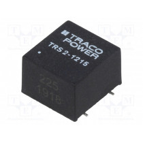 TRS 2-1215; Converter: DC/DC; 2W; Uin: 9÷18V; 24VDC; Iout: 83mA; SMD; 2.1g; 100kHz; TRACO POWER
