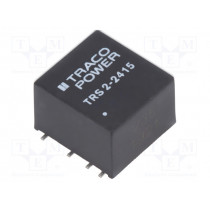 TRS 2-2415; Converter: DC/DC; 2W; Uin: 18÷36V; 24VDC; Iout: 83mA; SMD; 2.1g; OUT: 1; TRACO POWER