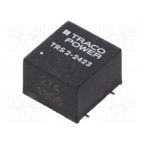 TRS 2-2423; Converter: DC/DC; 2W; Uin: 18÷36V; Uout: 15VDC; Uout2: -15VDC; SMD; TRACO POWER