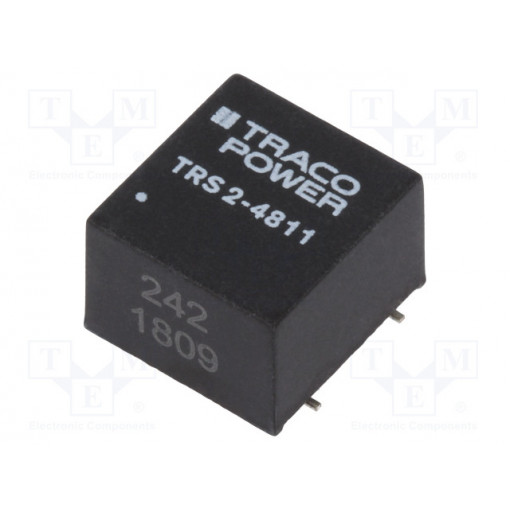 TRS 2-4811; Converter: DC/DC; 2W; Uin: 36÷75V; 5VDC; Iout: 400mA; SMD; 2.1g; OUT: 1; TRACO POWER