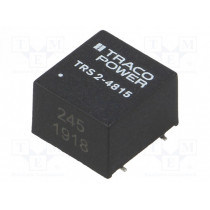 TRS 2-4815; Converter: DC/DC; 2W; Uin: 36÷75V; 24VDC; Iout: 83mA; SMD; 2.1g; OUT: 1; TRACO POWER