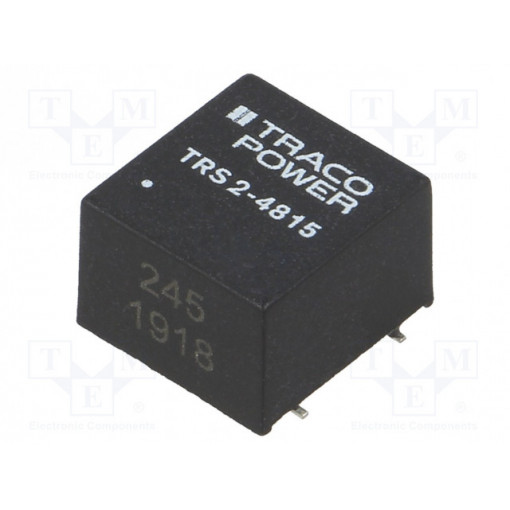 TRS 2-4815; Converter: DC/DC; 2W; Uin: 36÷75V; 24VDC; Iout: 83mA; SMD; 2.1g; OUT: 1; TRACO POWER