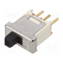 TS01CBE; Switch: slide; Pos: 2; SP3T; 0.4A/20VDC; ON-ON; Mounting: THT; C&K