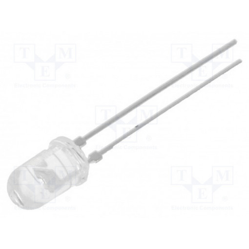 TSHF5410; IR transmitter; 5mm; 890nm; transparent; 50mW; 22°; THT; 100mA; VISHAY