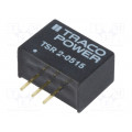 TSR 2-0515; Converter: DC/DC; Uin: 3÷5.5V; 1.5VDC; Iout: 2A; SIP3; 14x10.1x7.5mm; TRACO POWER