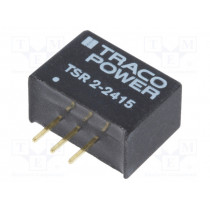 TSR 2-2415; Converter: DC/DC; Uin: 4.6÷36V; 1.5VDC; Iout: 2A; SIP3; 2.6g; 410kHz; TRACO POWER