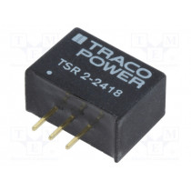 TSR 2-2418; Converter: DC/DC; Uin: 4.6÷36V; 1.8VDC; Iout: 2A; SIP3; 2.6g; 410kHz; TRACO POWER