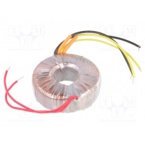 TST 100/068; Transformer: toroidal; 100VA; 230VAC; 15V; 15V; 3.33A; 3.33A; 1.1kg; INDEL
