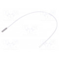 TT4-G10KC3-T180-C312-200; Sensor: temperature; NTC; 10000Ω; -40÷180°C; Body dim: Ø3x12mm; TEWA TEMPERATURE SENSORS TT4-G10KC3-T180-C312-200; Sensor: temperature; NTC; 10000Ω; -40÷180°C; Body dim: Ø3x12mm; TEWA TEMPERATURE SENSORS