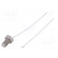TT4-G10KC8-T180-OM52-500; Sensor: temperature; NTC; 10000Ω; -40÷180°C; Body dim: Ø8x17mm; TEWA TEMPERATURE SENSORS TT4-G10KC8-T180-OM52-500; Sensor: temperature; NTC; 10000Ω; -40÷180°C; Body dim: Ø8x17mm; TEWA TEMPERATURE SENSORS