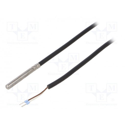 TT4M-PT1000B-T105-1500; Sensor: temperature; Pt1000; 1kΩ; cl.B; Body dim: Ø6x50mm; Len: 1.5m; TEWA TEMPERATURE SENSORS
