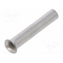 TUL-NI-00307; Bootlace ferrule; non-insulated; copper; 0.34mm2; 7mm; tinned; NINIGI TUL-NI-00307; Bootlace ferrule; non-insulated; copper; 0.34mm2; 7mm; tinned; NINIGI