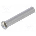 TUL-NI-00508; Bootlace ferrule; non-insulated; copper; 0.5mm2; 8mm; tinned; NINIGI TUL-NI-00508; Bootlace ferrule; non-insulated; copper; 0.5mm2; 8mm; tinned; NINIGI