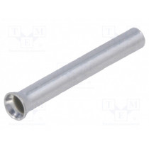 TUL-NI-00510; Bootlace ferrule; non-insulated; copper; 0.5mm2; 10mm; tinned; NINIGI TUL-NI-00510; Bootlace ferrule; non-insulated; copper; 0.5mm2; 10mm; tinned; NINIGI