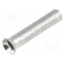 TUL-NI-00708; Bootlace ferrule; non-insulated; copper; 0.75mm2; 8mm; tinned; NINIGI TUL-NI-00708; Bootlace ferrule; non-insulated; copper; 0.75mm2; 8mm; tinned; NINIGI