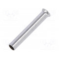 TUL-NI-00710; Bootlace ferrule; non-insulated; copper; 0.75mm2; 10mm; tinned; NINIGI TUL-NI-00710; Bootlace ferrule; non-insulated; copper; 0.75mm2; 10mm; tinned; NINIGI
