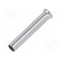 TUL-NI-01010; Bootlace ferrule; non-insulated; copper; 1mm2; 10mm; tinned; NINIGI TUL-NI-01010; Bootlace ferrule; non-insulated; copper; 1mm2; 10mm; tinned; NINIGI