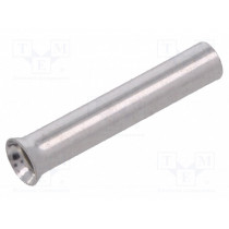 TUL-NI-01512; Bootlace ferrule; non-insulated; copper; 1.5mm2; 12mm; tinned; NINIGI