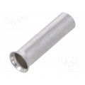 TUL-NI-02510; Bootlace ferrule; non-insulated; copper; 2.5mm2; 10mm; tinned; NINIGI TUL-NI-02510; Bootlace ferrule; non-insulated; copper; 2.5mm2; 10mm; tinned; NINIGI